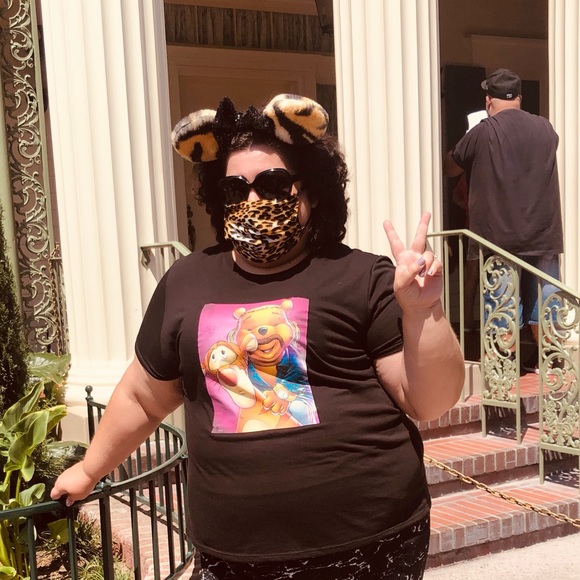 Pooh Exotic Disney Shirt & Tiger Print Ears -4x - Picture 7 of 7